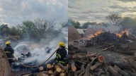 Voraz incendio en cercanías de hornos de carbón vegetal generó preocupación en Añatuya