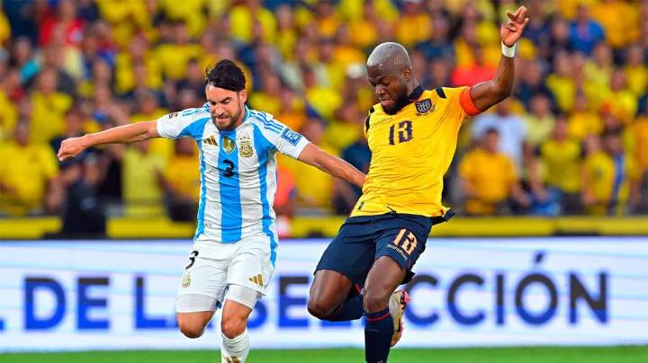 Argentina jugó mal y perdió ante Ecuador
