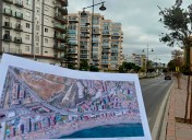La avenida de las Gaviotas en Fuengirola quedará completamente cortada al tráfico este miércoles por el derribo de la pasarela