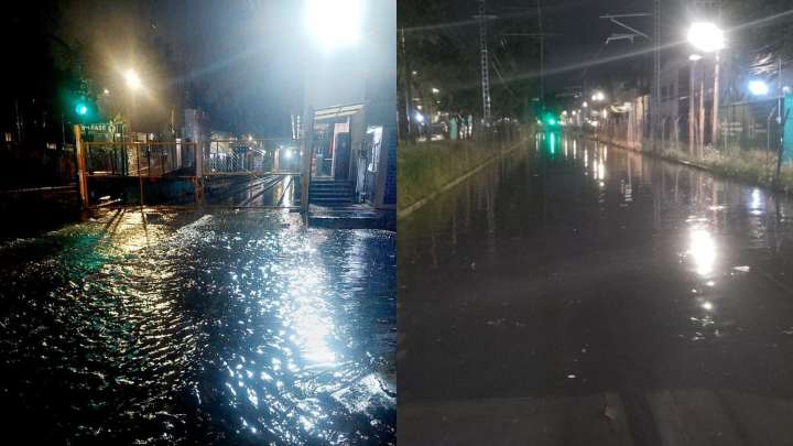 Tren Ligero Implementa Servicio Provisional con Unidades de RTP por Acumulación de Agua en Vías