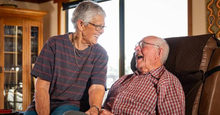 Nook's Pat Brown cares for her husband Ross, who has dementia.