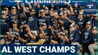 THE SEATTLE MARINERS ARE THE 2025 AMERICAN LEAGUE WEST CHAMPIONS