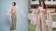 8 Celeb Inspired Grey Ethnic Outfit For Navratri Day 6