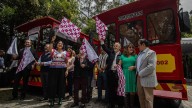 Tranvías eléctricos “Frida Khalo y Diego Rivera” arrancan operaciones en centro Coyoacán