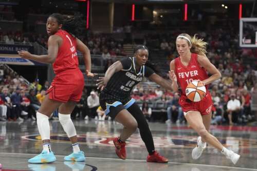 Mitchell scores 20, Howard 18 as Fever beat Sky 97-77 and move closer to securing playoff berth
