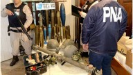 Megaoperativo: hallan un cañón Krupp y un arsenal valuado en $29 millones