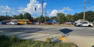 Crash involving MCSD school bus and vehicle in Columbus