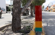 Instalan los primeros semáforos pluviales en Saltillo