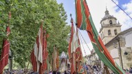La Romería de la Virgen del Valle hace vibrar a los asistentes en Saldaña en Palencia