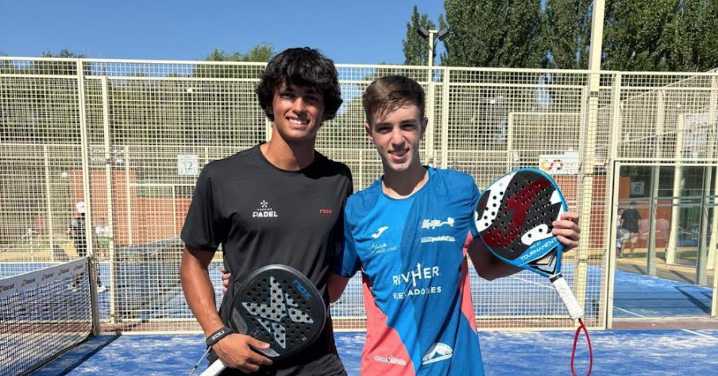 El salmantino Samuel Rivas y Manuel Castaño revalidan el título de campeones de España junior de pádel