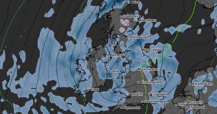 UK weather maps reveal shock SNOW could hit Brits as temperatures nosedive