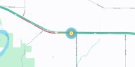 Semi crash involving farm equipment blocks lane on Highway 30 in Linn County