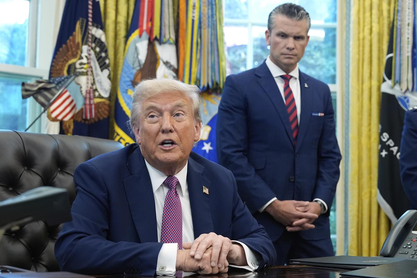 Trump warns Venezuelan jets will be 'shot down' if they threaten US forces