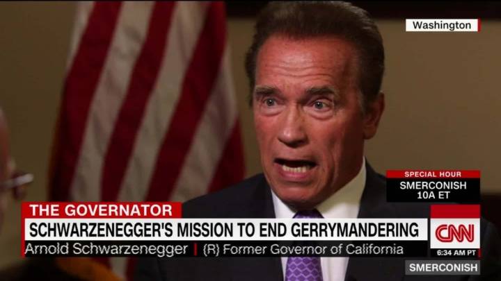 Former governor Schwarzenegger enters redistricting discourse