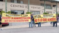 Vecinos de Lyrata, en León protestan por fallas y falta de agua en fraccionamiento