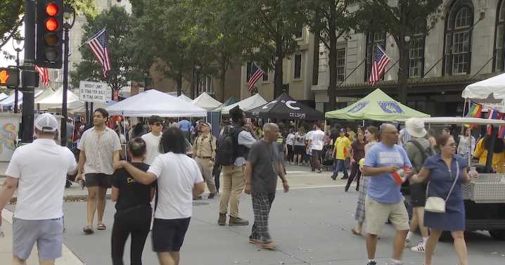'I love everything': Residents pack Fayetteville Street for La Fiesta del Pueblo :: WRAL.com