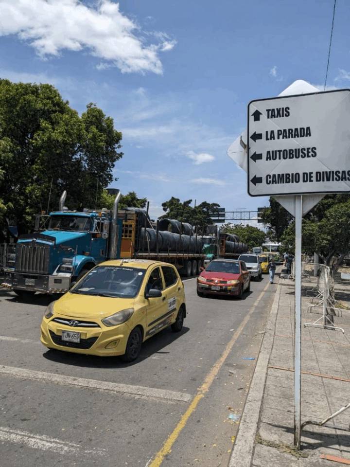 Así lució el paso binacional este 24Sept