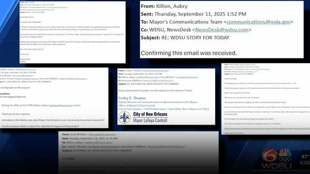 WDSU Investigates pushes for answers on Mayor Cantrell's schedule