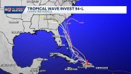 Tracking Invest 94-L: Maps, path, spaghetti models