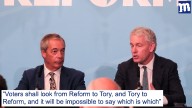 Once we are indistinguishable from the Tories the right is split forever, chuckles Farage