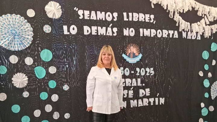 Mucho más que una docente: Irene es mamá, psicóloga y enfermera en el desierto de Malargüe