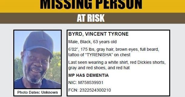 Man diagnosed with dementia reported missing near Chinatown