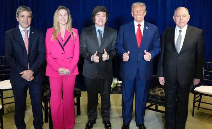 Trump recibió a Milei en EE.UU, se confundió y lo apoyó para la reelección