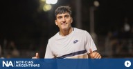 Román Burruchaga y un nuevo triunfo para ser semifinalista del Challenger de Buenos Aires