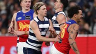 Geelong Cat Mark Blicavs says team won’t be giving away silly free kicks to Brisbane Lions in AFL Grand Final