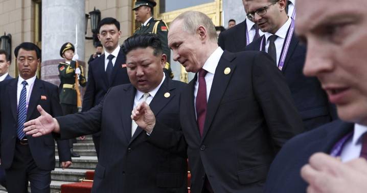 Russian President Vladimir Putin meets North Korea's Kim Jong Un in Beijing