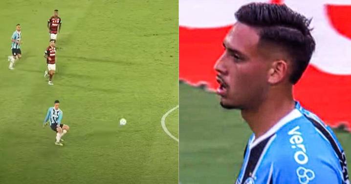 El espectacular pase de Erick Noriega que terminó en gol para Gremio ante Flamengo