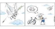 Netanyahu en bicicleta