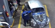 Conductor huye sin pagar gasolina en Santa Lucía del Camino; exigen regularización del adeudo