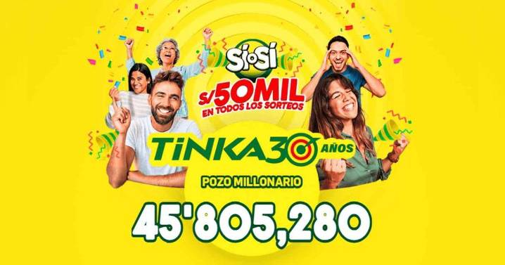 Resultados de La Tinka del domingo 21 de septiembre: consulta los números ganadores del Pozo Millonario