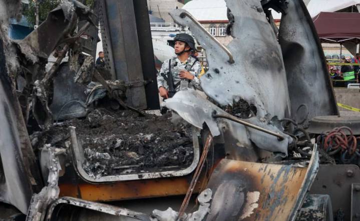 Fotos de los estragos de la explosión de pipa de gas en puente de la Concordia; 70 personas resultan heridas, 3 pierden la vida