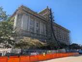What’s with all the scaffolding at Cleveland City Hall?