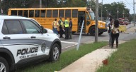 Selma crash sends driver to hospital after car hits school bus carrying 9 students :: WRAL.com