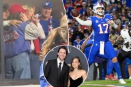 Hailee Steinfeld keeps low profile celebrating Josh Allen's wild Bills rally