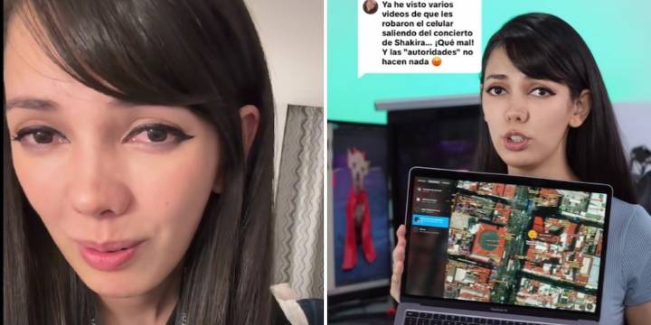 Tiktoker denuncia robo tras concierto de Shakira y localiza celular en Plaza de la Tecnología de la CDMX