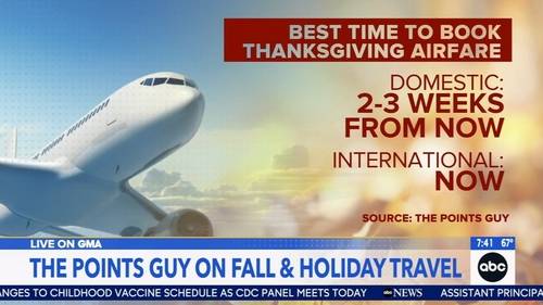 Best time to book Thanksgiving, Christmas flights and more travel tips