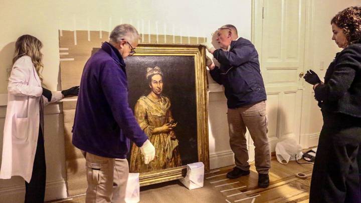 Retrato de dama: el cuadro nazi hallado en Mar del Plata quedó bajo custodia de la Corte Suprema