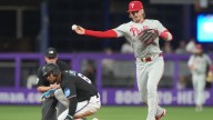 Bryson Stott hits 3-run homer and Phillies go deep 4 times in 9