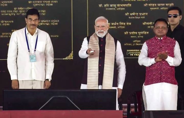 PM Modi inaugurates BSNL's 'swadeshi' 4G network from Odisha