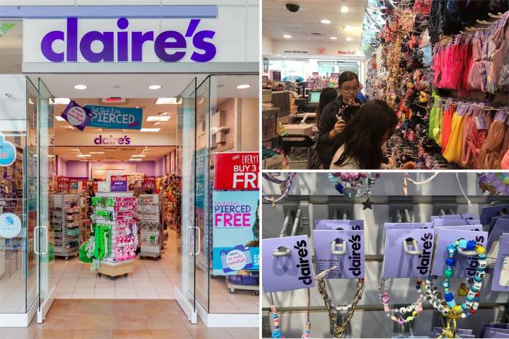 Claire's to shutter 300 locations amid bankruptcy proceedings