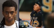 Football player caught in crossfire in shootout between men comparing guns, cops say