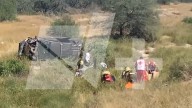 Un Muerto y Siete Lesionados en Carretera a Mina Nyco en Hermosillo; Hay Cuatro Menores Heridos
