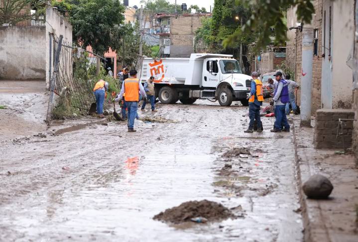 Fuerte tormenta en Zapopan deja 37 viviendas afectadas en La Martinica