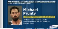 Man arrested for accusations of strangling 12