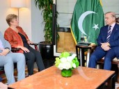 PM Shehbaz urges IMF to factor flood damage into bailout review