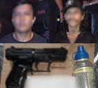 Detienen a dos sujetos y aseguran un arma tipo réplica en el centro de Mérida